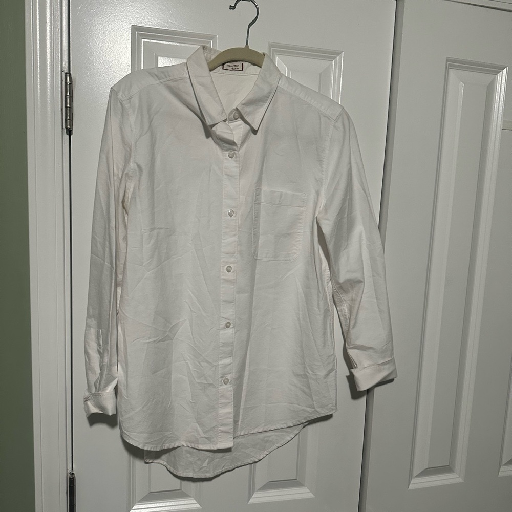 Artizia Sunday Best White Blouse Size Medium